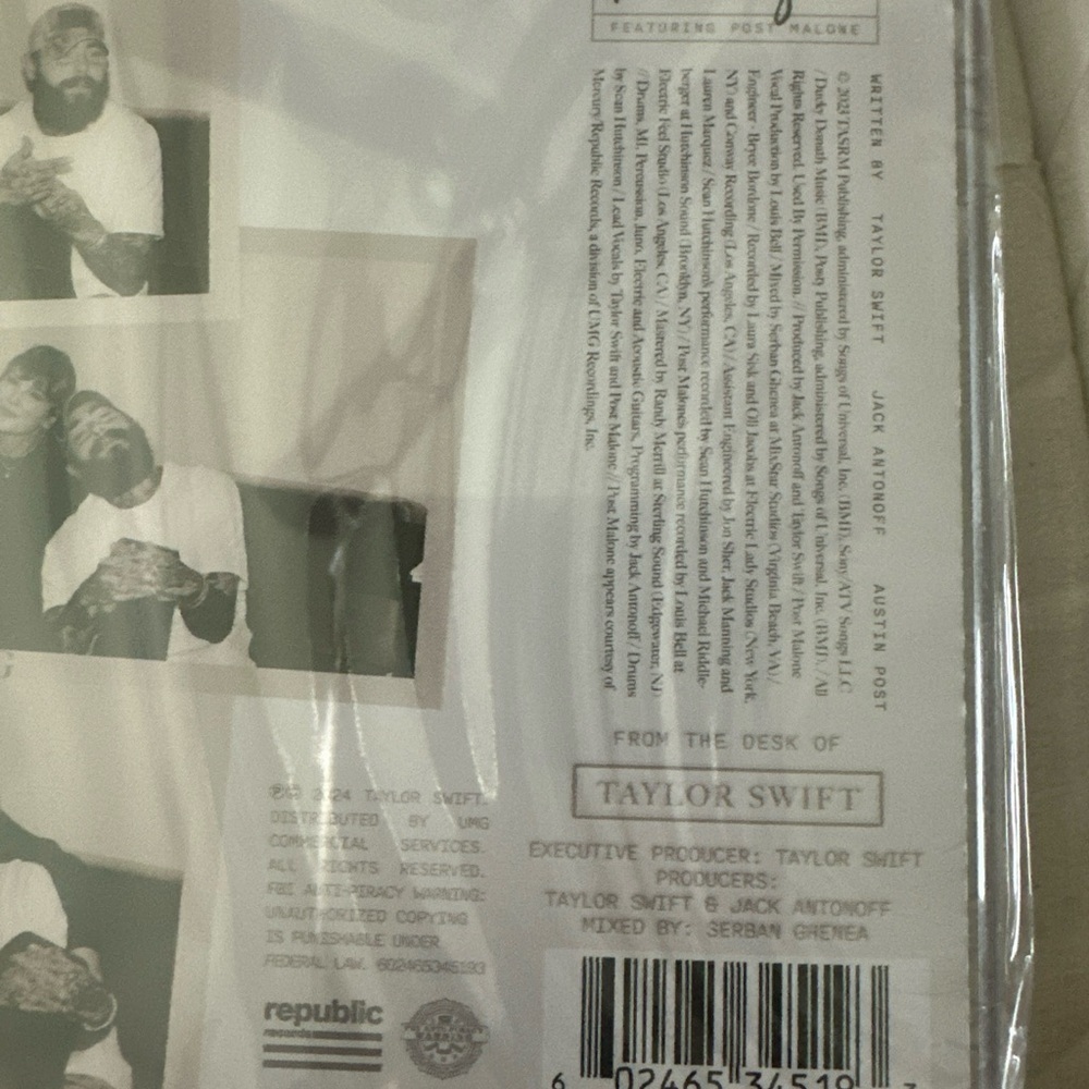 Taylor Swift featuring Post Malone Fortnite single CD sealed - Picture 3 of 7